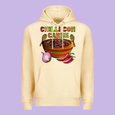 Chilli Con Carne  With Chilli Pepper Premium Hoodie Designed By Adodesignshop