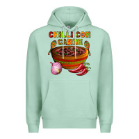 Seafoam chilli con carne  with chilli pepper Premium Hoodie - AdoDesignShop