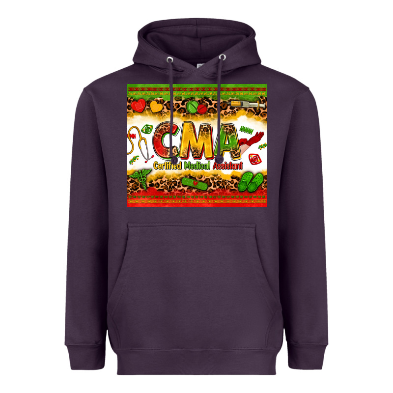 Certified Medical Assistant Juneteenth Heavyweight Hoodie by Zillion Design Studio | Teevron