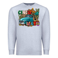 Heather Grey cinco de mayo Premium Sweatshirt - CTS Tumbler Store