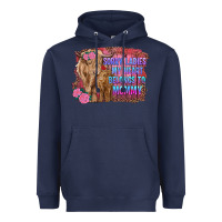 Navy sorry ladies my heart belongs to mommy highland cow and calf Heavyweight Hoodie - RanaPortraitStore