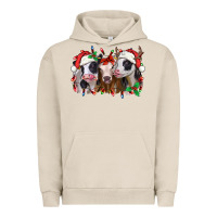 Pigment French Oak funny christmas heifers Urban Hoodie - Jasminsmagicworld