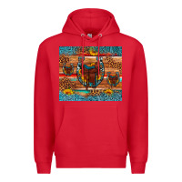 Red saddle horseshoe leopard sunflower Premium Hoodie - Artiststas