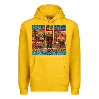 Lemon saddle horseshoe leopard sunflower Premium Hoodie - Artiststas