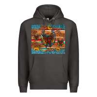 Smoke saddle horseshoe leopard sunflower Premium Hoodie - Artiststas