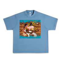 Pebble Blue western farm cow pig rooster chick farm chicken barn Urban Heavy Tee - Artiststas