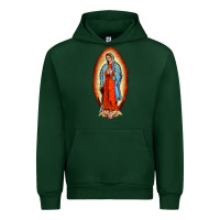Forest Green our new lady of guadalupe Urban Hoodie - BarkalooDesign