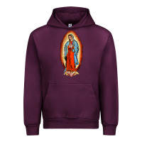 Mauve Wine our new lady of guadalupe Urban Hoodie - BarkalooDesign