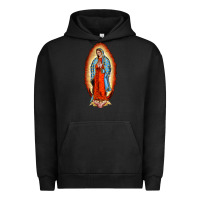 Pigment Black our new lady of guadalupe Urban Hoodie - BarkalooDesign