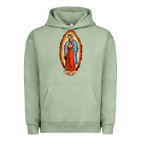 Pigment Oil Green our new lady of guadalupe Urban Hoodie - BarkalooDesign