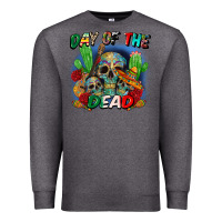 Charcoal Heather day of the dead Premium Sweatshirt - CTS Tumbler Store