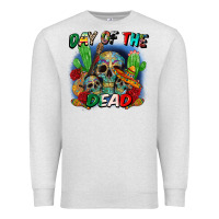 Oatmeal Heather day of the dead Premium Sweatshirt - CTS Tumbler Store