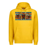 Lemon saddle horseshoe  sunflower leopard license plate Premium Hoodie - Artiststas