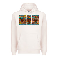 Pale Pink saddle horseshoe  sunflower leopard license plate Premium Hoodie - Artiststas