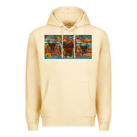 Pina Colada saddle horseshoe  sunflower leopard license plate Premium Hoodie - Artiststas