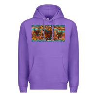 Saddle Horseshoe  Sunflower Leopard License Plate Premium Hoodie | Teevron