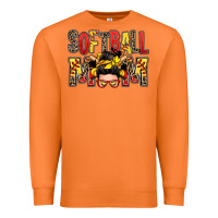 Carrot softball mom messy bun Premium Sweatshirt - Zillion Design Studio