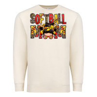 Sandshell softball mom messy bun Premium Sweatshirt - Zillion Design Studio