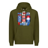 Army Green red white and boozy Premium Hoodie - JahusDesignShop
