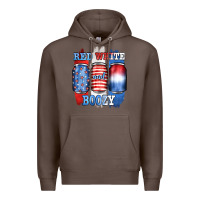 Coffee red white and boozy Premium Hoodie - JahusDesignShop