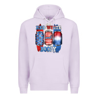 Lilac red white and boozy Premium Hoodie - JahusDesignShop
