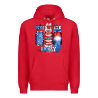 Red red white and boozy Premium Hoodie - JahusDesignShop