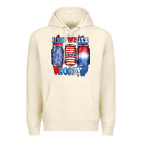 Sandshell red white and boozy Premium Hoodie - JahusDesignShop