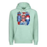 Seafoam red white and boozy Premium Hoodie - JahusDesignShop