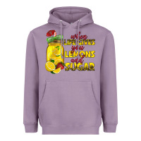 Lavender when life gives you lemons add sugar Heavyweight Hoodie - texasbilliewilder
