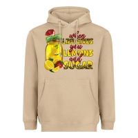 Mushroom when life gives you lemons add sugar Heavyweight Hoodie - texasbilliewilder