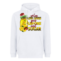 White when life gives you lemons add sugar Heavyweight Hoodie - texasbilliewilder