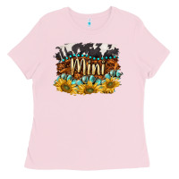 Bubblegum Pink western mini Ladies Tee - BarkalooDesign