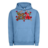 Pigment Pebble Blue valentines day ma Urban Hoodie - NancyCooperArtShop