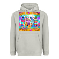 Moon Dust stitch summer coffee cups Heavyweight Hoodie - Zillion Design Studio