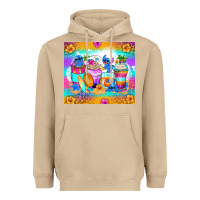Mushroom stitch summer coffee cups Heavyweight Hoodie - Zillion Design Studio