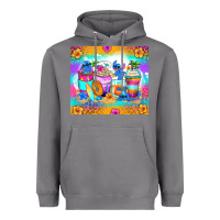 Storm stitch summer coffee cups Heavyweight Hoodie - Zillion Design Studio