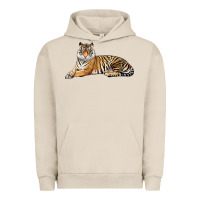 Pigment French Oak Tiger Urban Hoodie - LillyAllenDesigns
