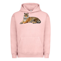 Pigment Salmon Tiger Urban Hoodie - LillyAllenDesigns