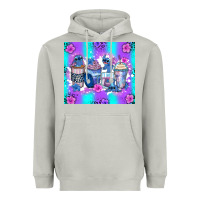 Moon Dust stitch coffee cups Heavyweight Hoodie - Zillion Design Studio