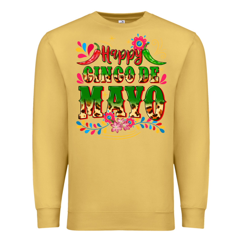 Happy Cinco De Mayo Premium Sweatshirt by CTS Tumbler Store | Teevron