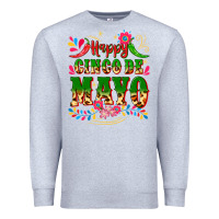 Heather Grey happy cinco de mayo Premium Sweatshirt - CTS Tumbler Store