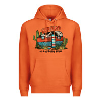 Carrot camping is my happy place Premium Hoodie - JahusDesignShop