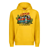 Lemon camping is my happy place Premium Hoodie - JahusDesignShop