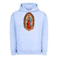 Pigment Grape Ice our lady of guadalupe leopard and roses Urban Hoodie - BarkalooDesign