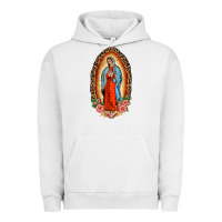 Pigment Lunar Rock our lady of guadalupe leopard and roses Urban Hoodie - BarkalooDesign