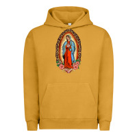 Our Lady Of Guadalupe Leopard And Roses Urban Hoodie | Teevron