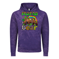 Cloud Purple st patricks mama  bear Vintage Hoodie - AdoDesignShop
