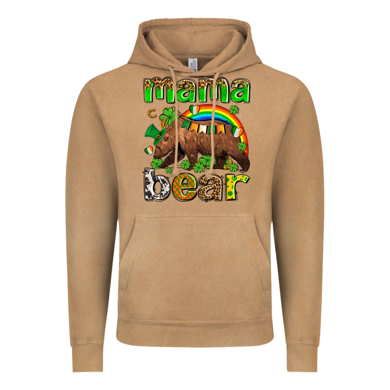 St Patricks Mama  Bear Vintage Hoodie by AdoDesignShop | Teevron