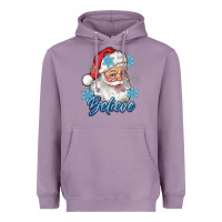 Lavender santa blue believe Heavyweight Hoodie - RanaPortraitStore