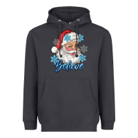 Smoke santa blue believe Heavyweight Hoodie - RanaPortraitStore